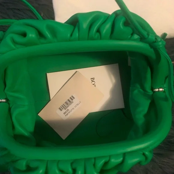 Bottega Veneta mini clutch purse color parakeet - Picture 7 of 8